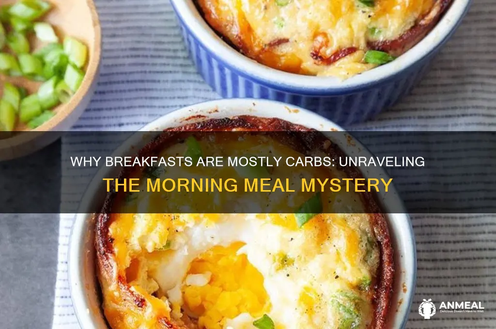 why are breakfasts mostly carbs