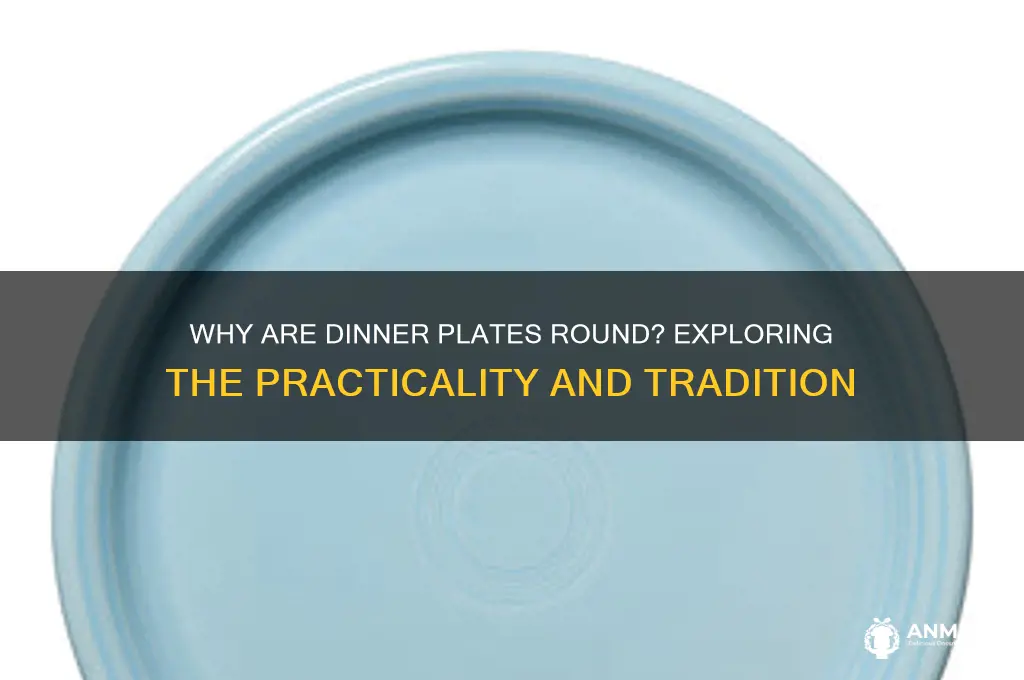 why are dinner plates round
