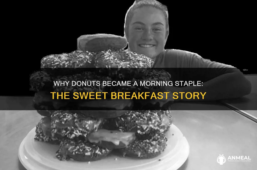 why are donuts breakfast food