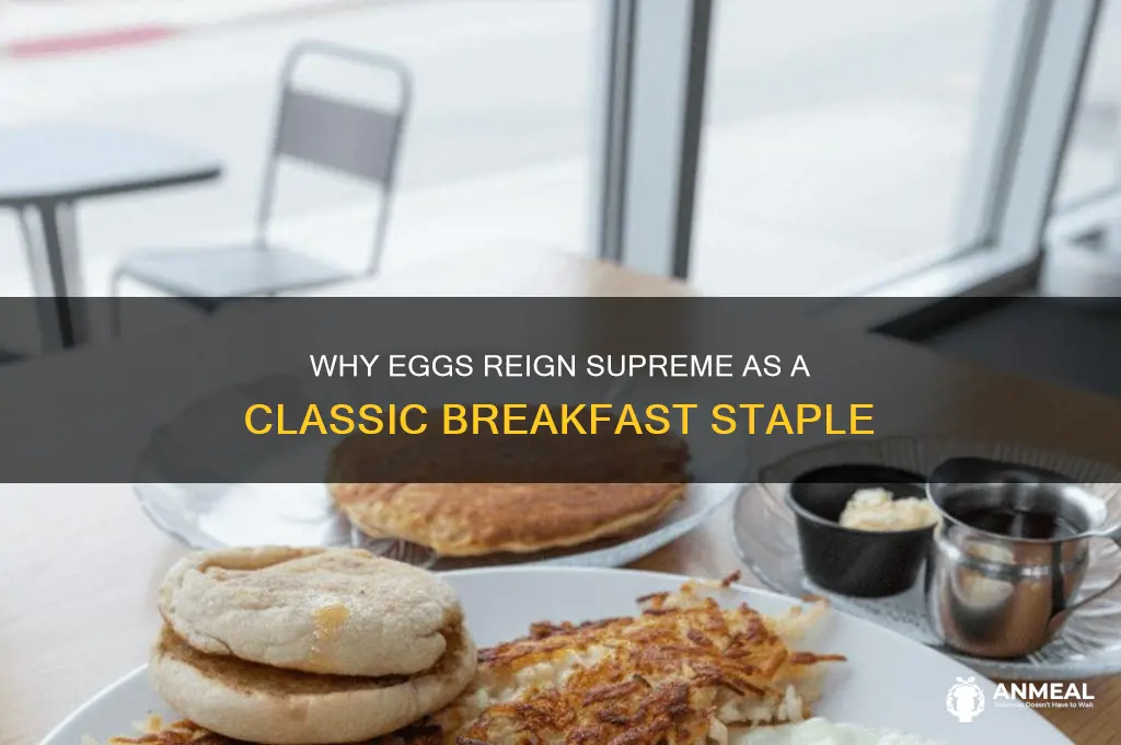 why are eggs a traditional breakfast food
