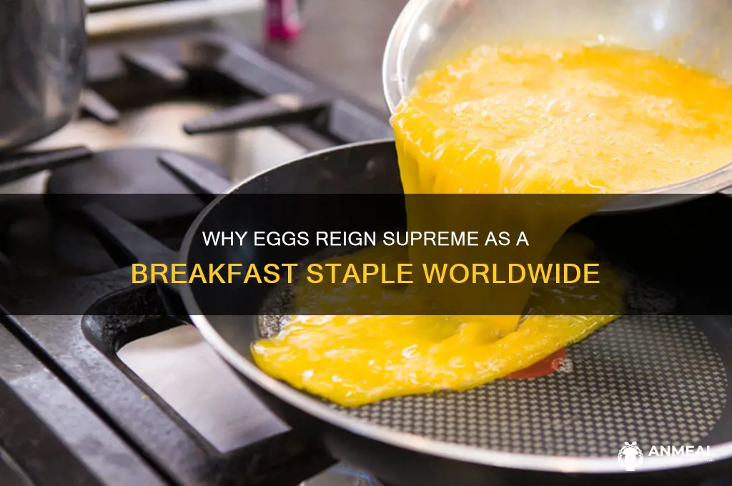 why are eggs common breakfast items