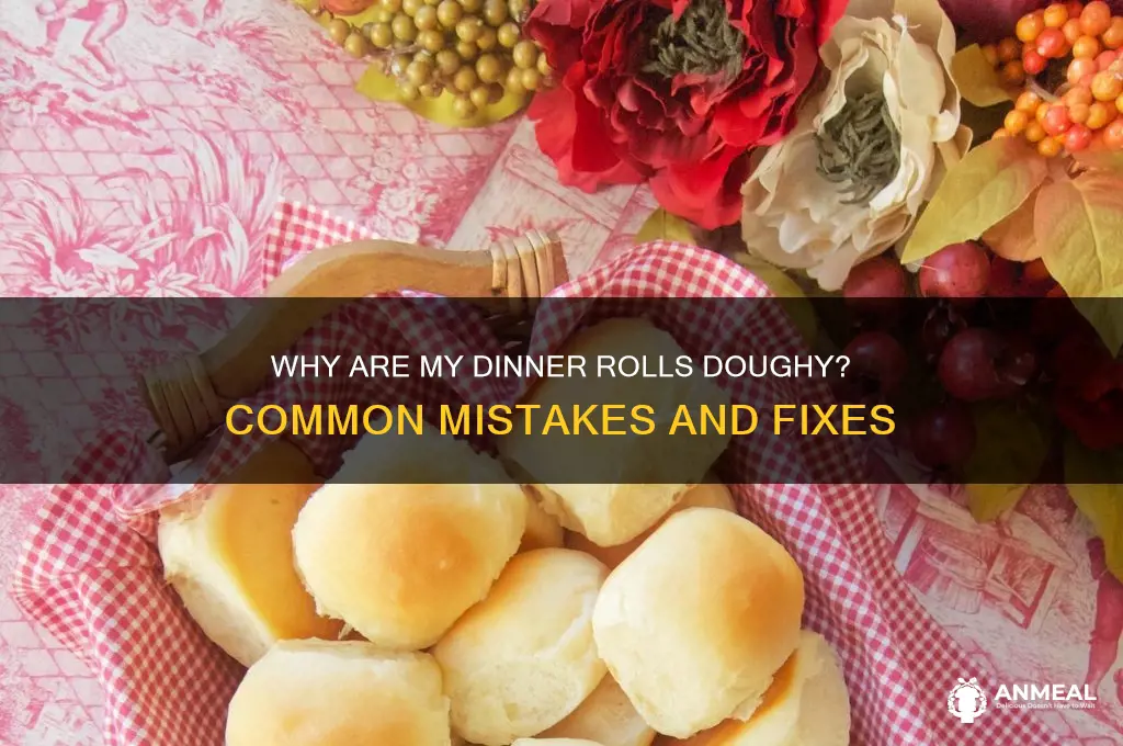 why are my dinner rolls doughy