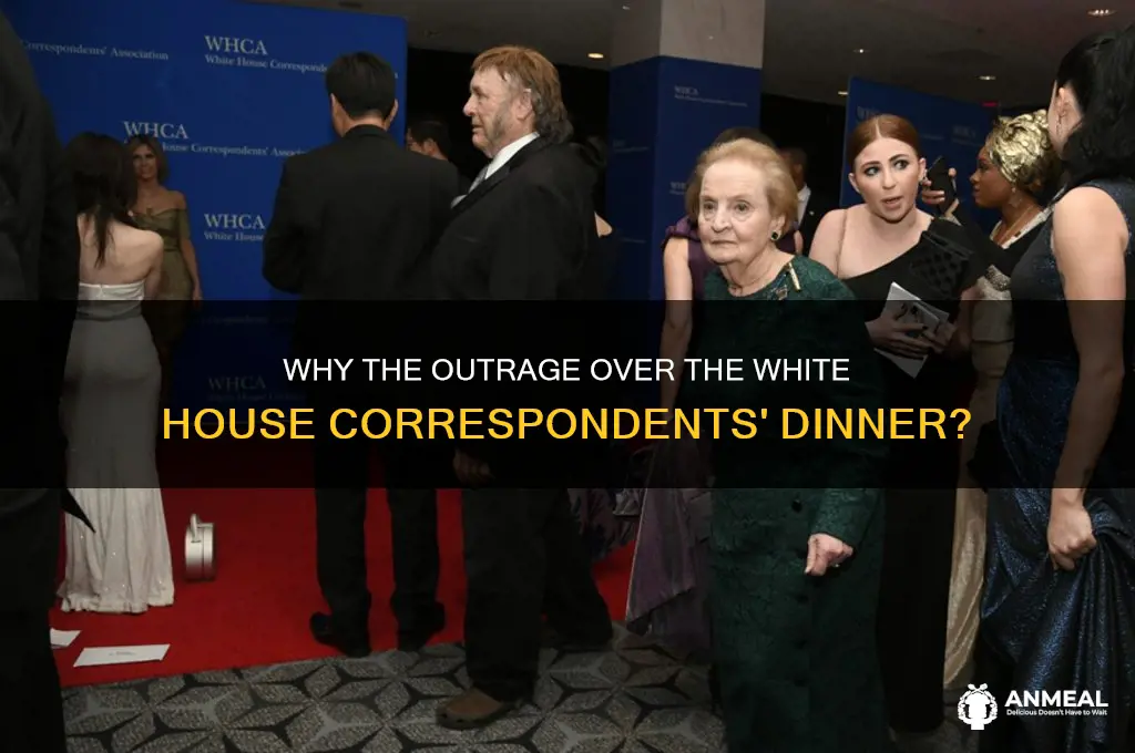 why are people so offended about the correspondence dinner