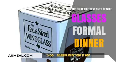 Wine Glass Sizes: Enhancing Formal Dining Experience and Flavor Profiles