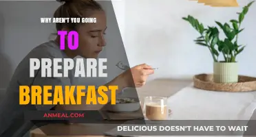 Skipping Breakfast Prep: Reasons You Might Not Cook Morning Meals