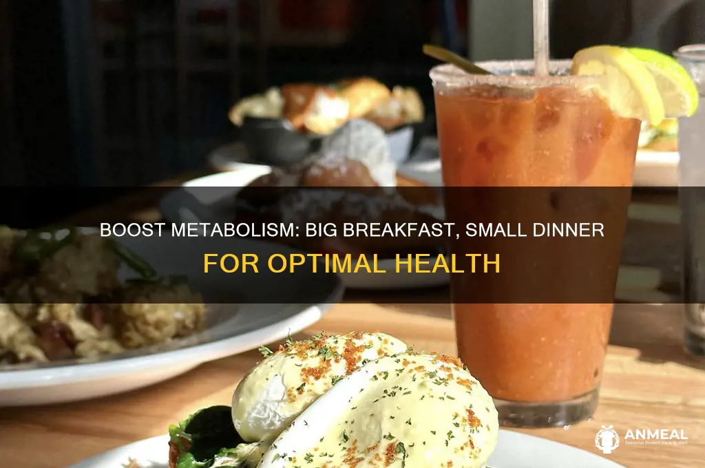 why big breakfast and small dinner