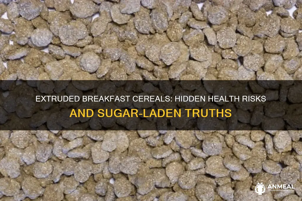 why breakfast cereal is bad for you extruded