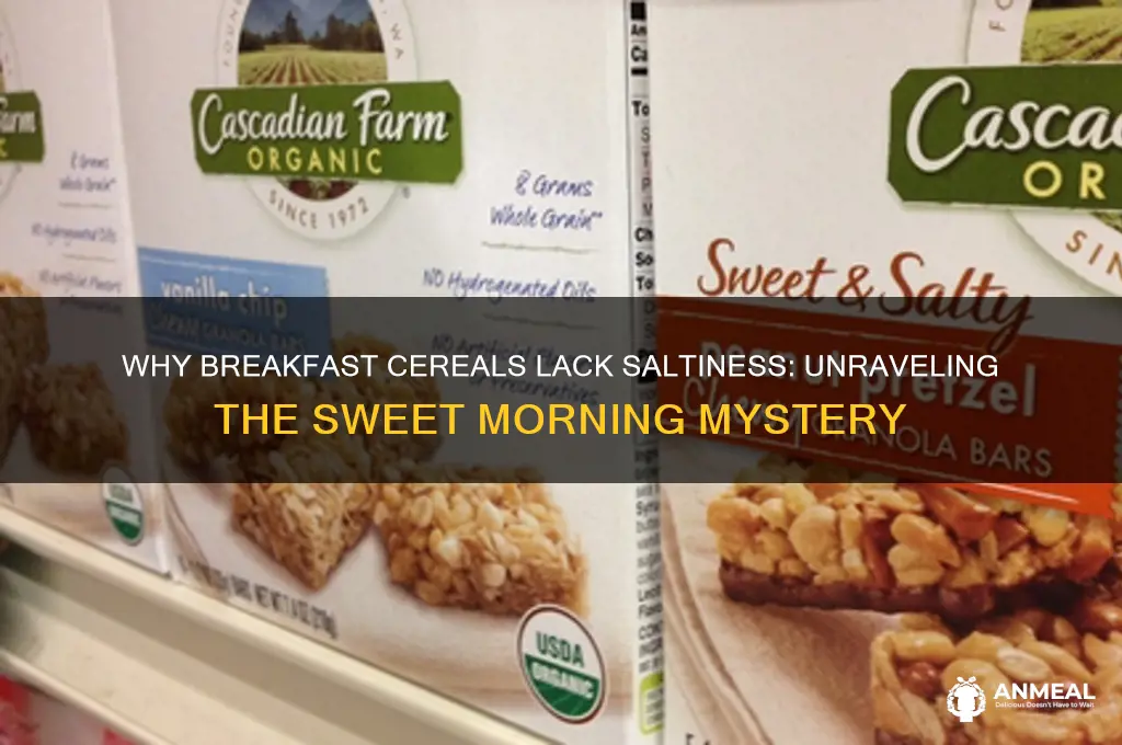 why breakfast cereals doesn