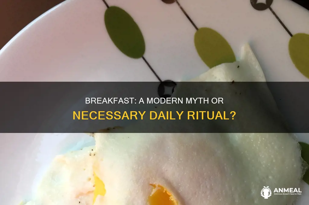 why breakfast is a fabricated meal