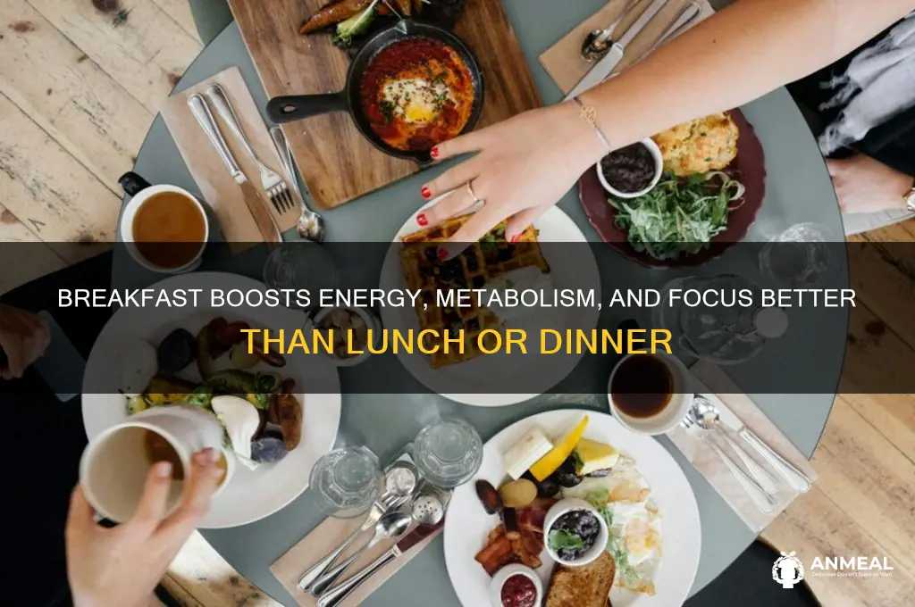 why breakfast is better than lunch and dinner