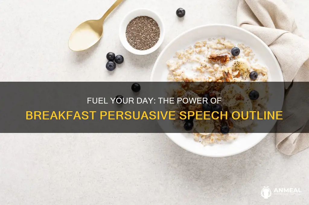 why breakfast is important persuasive speech outline