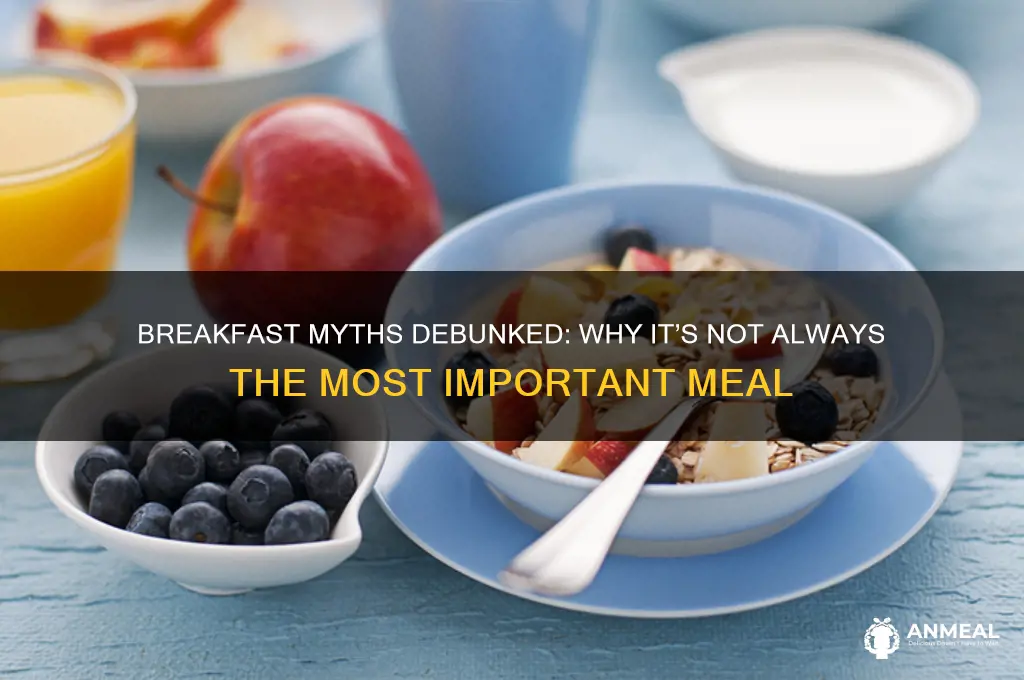 why breakfast is not the most important
