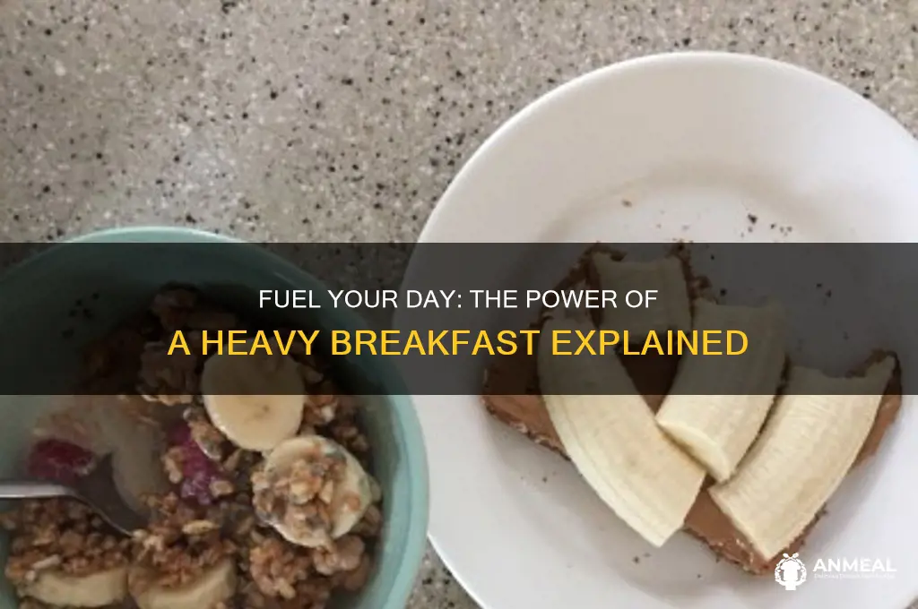 why breakfast should be heavy
