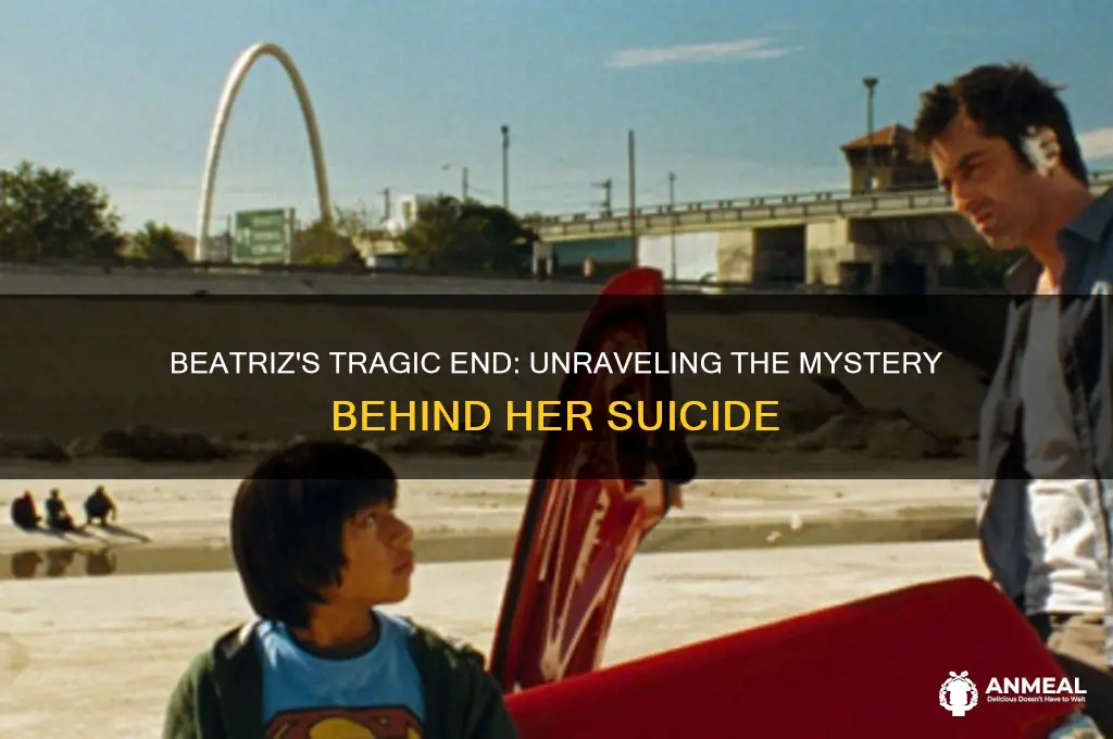 why did beatriz kill herself after dinner