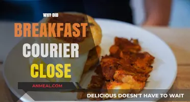 The Sudden Shutdown of Breakfast Courier: Unraveling the Reasons Behind Its Closure