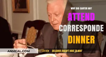Carter's Absence: Unraveling the Mystery of the Missed Correspondence Dinner