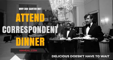 Carter's Absence: Why He Skipped the Correspondents' Dinner