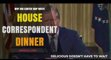 Carter's Absence: Why He Skipped the White House Correspondents Dinner