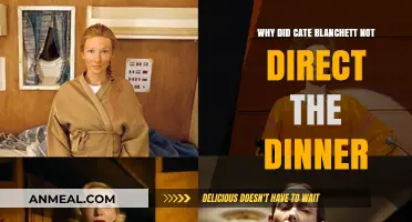 Why Cate Blanchett Passed on Directing 'The Dinner