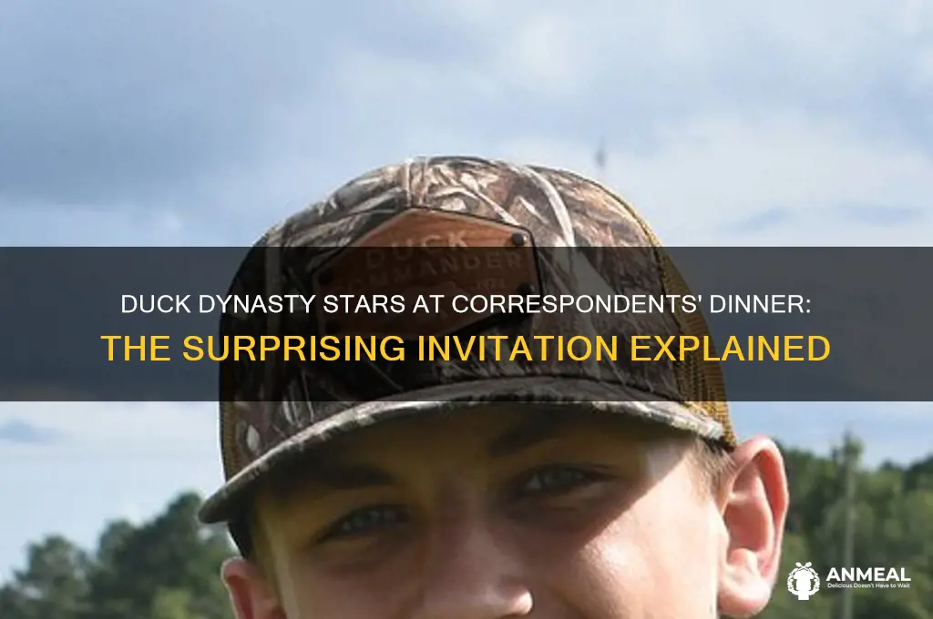 why did duck dynasty stars get invited to correspondants dinner