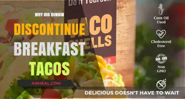 Why Dunkin’ Discontinued Breakfast Tacos: The Surprising Reason