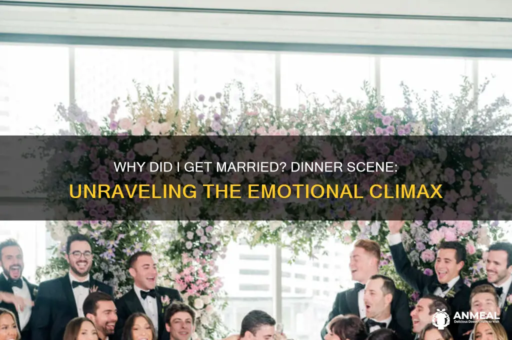 why did i get married dinner scene
