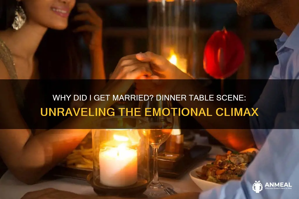 why did i get married dinner table scene