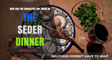 Twice-Dipped Secrets: Unveiling the Israelites' Seder Tradition Mystery