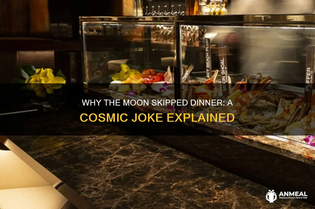 why did the moon skip dinner joke