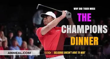 Tiger's Absence: Unraveling the Mystery of the Missed Champions Dinner