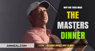 Tiger's Absence: Unraveling the Mystery of the Missed Masters Dinner