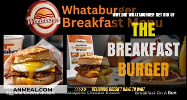 Whataburger's Breakfast Burger Discontinued: Reasons Behind the Menu Change