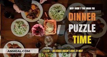 Why Didn’t the Man Fix Dinner? A Puzzle Time Mystery