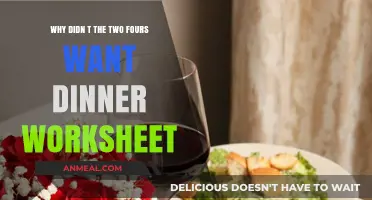 The Curious Case of the Two Fours Skipping Dinner
