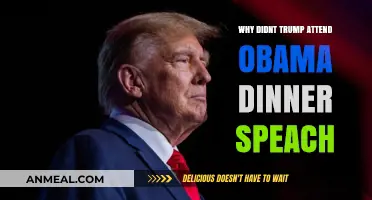 Trump Skips Obama's Dinner Speech: Politics, Tradition, or Personal Choice?