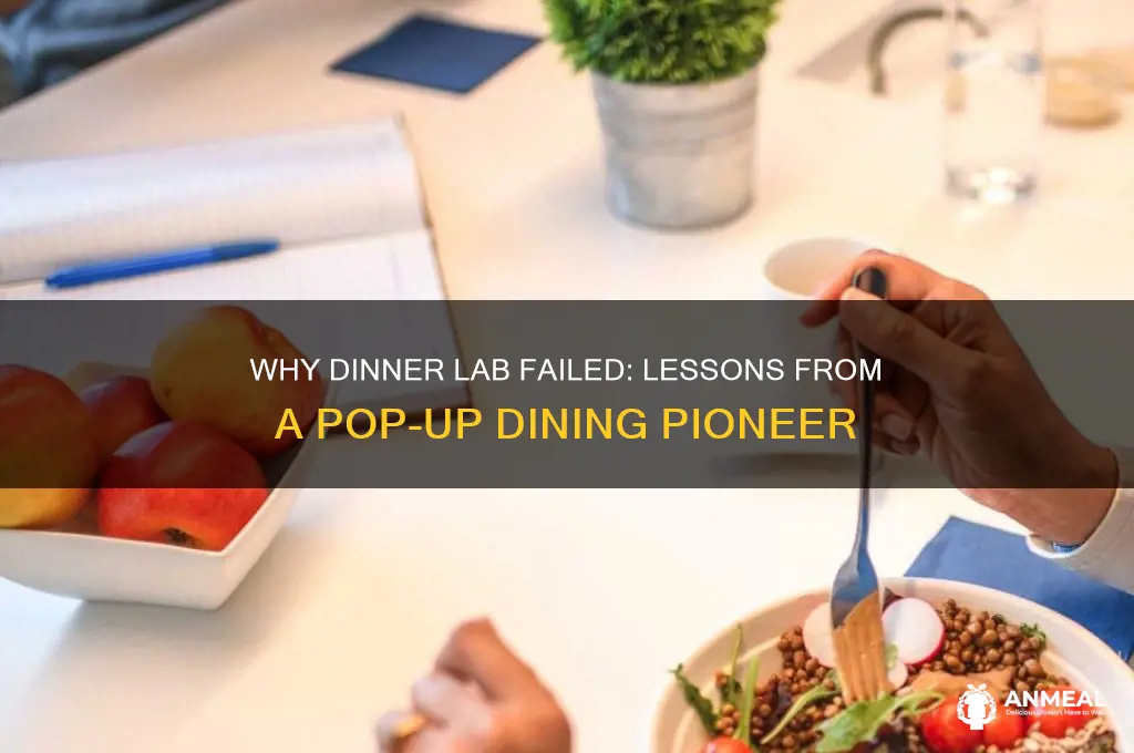 why dinner lab failed