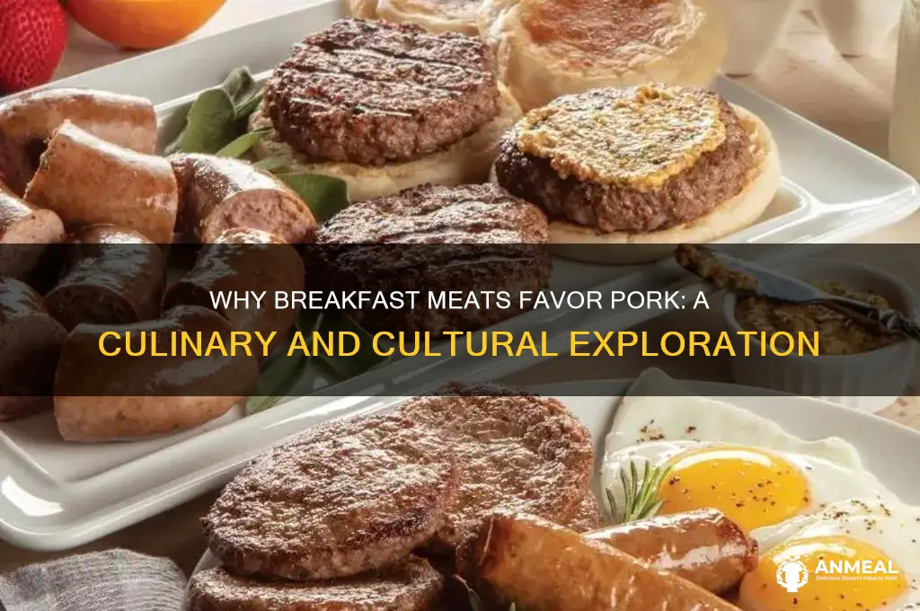 why do breakfast meats come from pigs