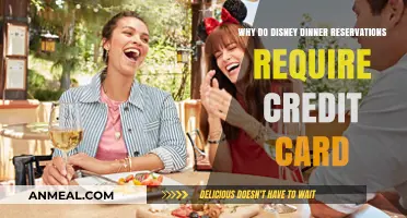Why Disney Dinner Reservations Need Your Credit Card: Explained
