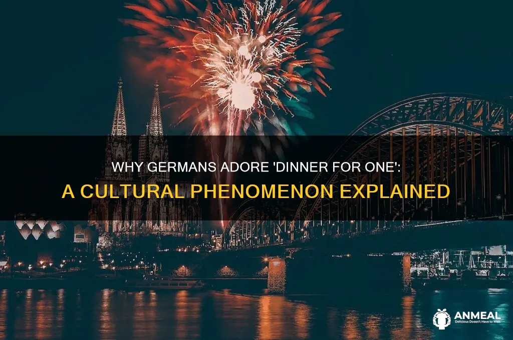 why do germans watch dinner for one