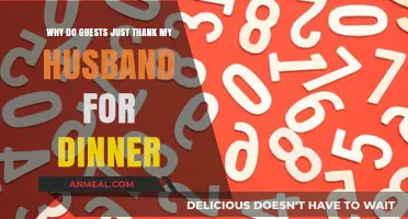 Why Guests Thank My Husband for Dinner, Not Me: Unraveling the Bias
