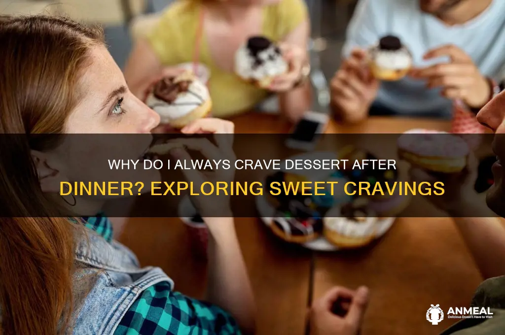 why do i always crave dessert after dinner
