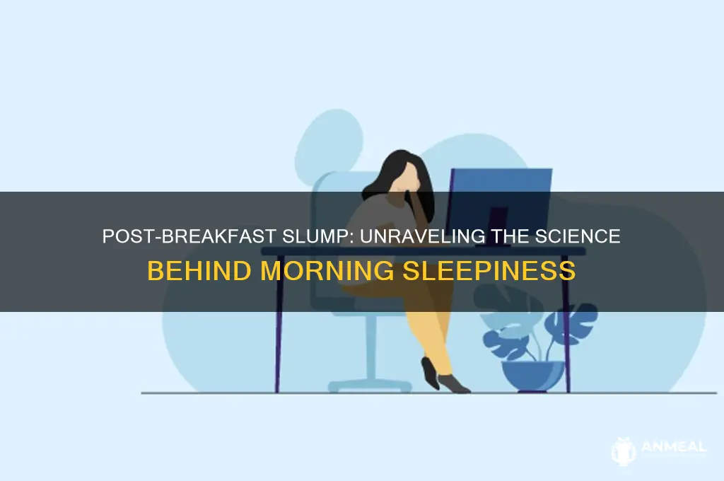 why do i always feel sleepy after breakfast