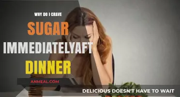 Why Do I Crave Sugar After Dinner? Understanding Post-Meal Sweet Tooth