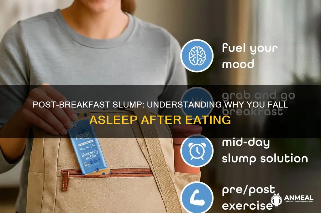 why do i fall asleep after breakfast