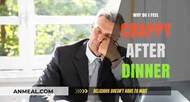 Post-Dinner Slump: Understanding Why You Feel Lousy After Eating