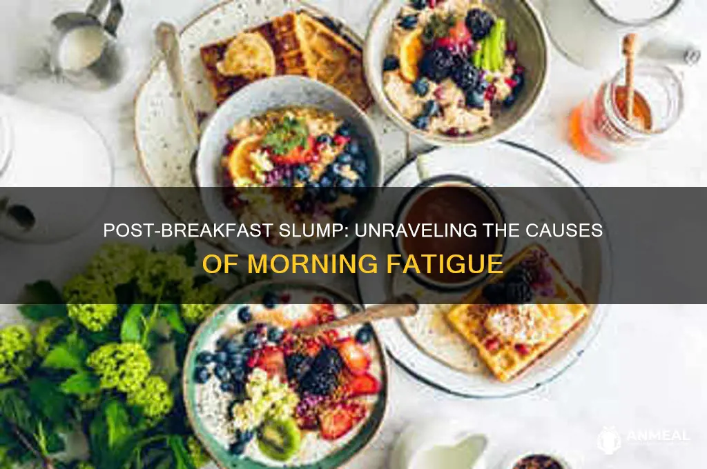 why do i feel sluggish after breakfast