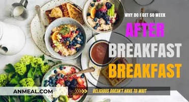 Post-Breakfast Fatigue: Understanding Why You Feel Weak After Eating