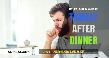 Post-Dinner Throat Clearing: Causes and Remedies Explained