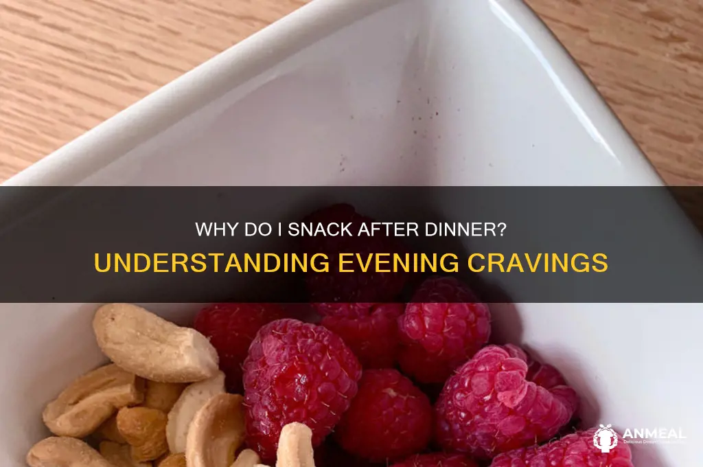 why do i snack after dinner