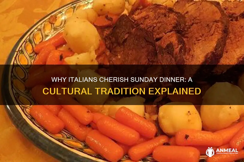 why do italians have sunday dinner site org